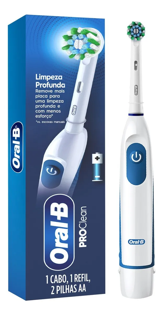 D_NQ_NP_2X_868166-MLA90028576901_082025-F Escova de Dente Elétrica Oral-B Power Pro Precision Clean 1 Unidade